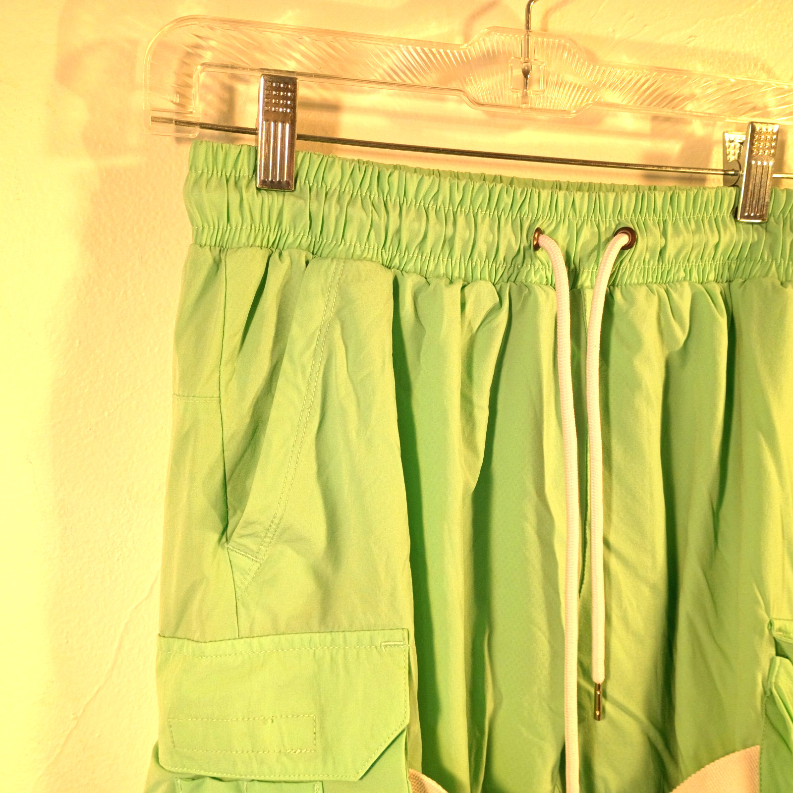 Life code Progressive Parachute Pants Mint Green … - image 3