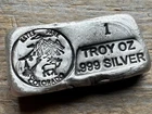 Prospector's Gold and Gems Estes Park Colorado 1 Troy Oz 999 Silver Bar RARE 🏔️