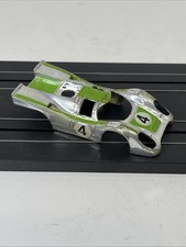 Tyco Porsche 917 Chrome/Green No. 4 Missing Glass