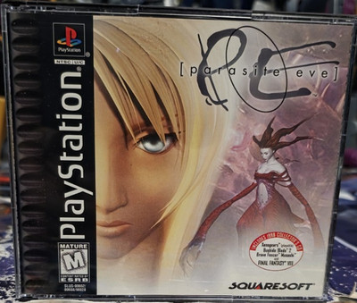 Squaresoft Parasite Eve PS1 NTSC-U/C 1998 Survival Horror RPG M w/ Demo