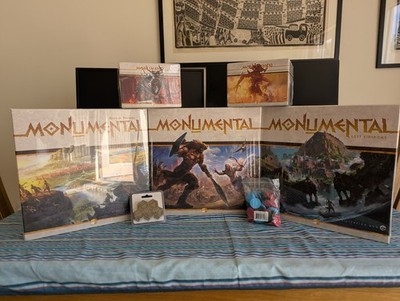 Monumental Deluxe Kickstarter Bundle mit Titans