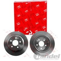 2X TRW Bremsscheiben 296Mm Voll Hinten Passend FÜR MERCEDES-BENZ Viano Vito |