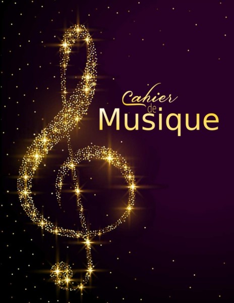 Cahier De Musique: Carnet De Partitions 13 PortéEs 100 Pages Grand-image