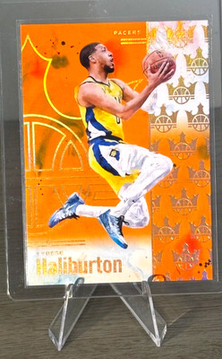 2024-25 Panini Court Kings - Tyrese Haliburton #78 Amber /75