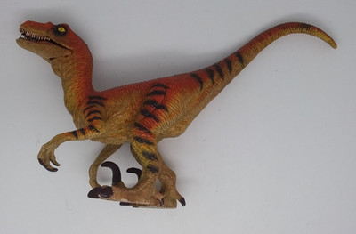 Adventure Force Velociraptor Dinosaur Toy Figure WM84495 Moving Mouth arms 11.5''