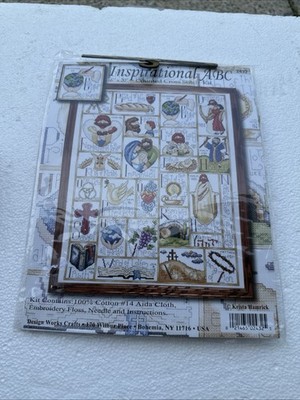 Design Works Christian Counted Cross-Stitch Kit   Inspirational  ABC   16 x20 