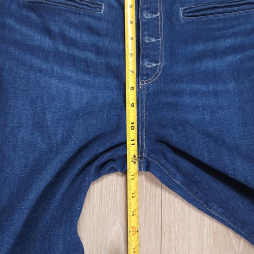 Paige Leenah Jeans Womens Size 32 High Rise Wide Leg Blue Cotton Button Fly - Picture 12 of 14