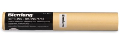 Sketching & Tracing Paper Roll, Canary Yellow, 12 Inches x 20 Yards - for Dra