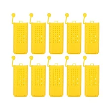 10PCS Beekeeping Rearing Cup Kit Plastic Bee Queen Cages Roller Transporting ...