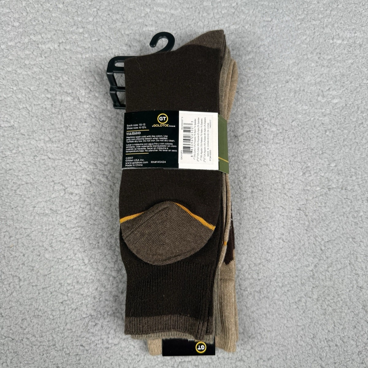 Gold Toe Crew Socks Mens 10-13 Brown Tan Argyle 3-Pair Pack Casual Comfort  NWT | eBay