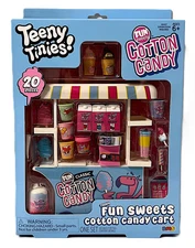 Teeny Tinies Teeny Cotton Candy Cart 20 Piece Mini Food Playset Miniatures