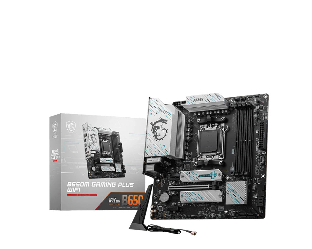 Msi Carte Mère B650m Gaming Plus Wifi Micro Atx Socket Am5 Chipset Amd B650 - Image 4