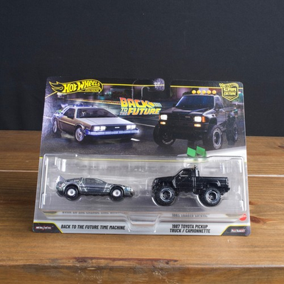 #ad Hot Wheels Car Culture 2 Pack Back to the Future DeLorean 1987 Toyota ✅ Trusted $32.99