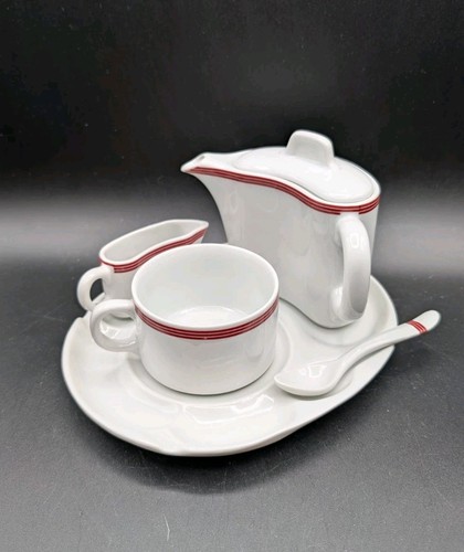 Deutsche Bahn DB GM 701 Aramis Coffee Tea Set Pot Creamer Cup Spoon Plate