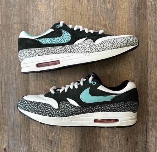 Nike Air Max 1 Unlocked By You iD Safari Black Teal Size 14 Sneakers DO7414-991 - Picture 4 of 14