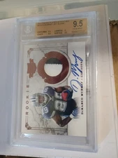 2011 Panini Rookie card of Demarco Murray Graded by Beckett 10 Auto and 9.5 card
