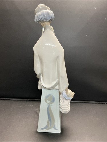 Lladro 18”h Sad Clown w/Accordion Figurine Fine Porcelain Figure #1027 IOB 1984 - Picture 7 of 21