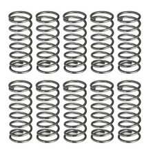 20Pcs Compression Spring, 12mm OD 1.2mm Wire Size 30mm Free Length, Silver Tone