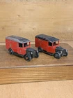 Vintage Pair of Original Dinky Toys 34b Royal Mail Vans - GR Cipher - Late 1940s