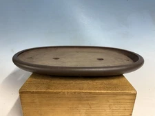 Unglazed Bonsai Tree Tokoname Pot Yamaaki Kiln 18 1/8” Big Oval