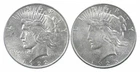 1922 & 1925 & Peace Silver Dollar $1 Bullion Collection Lot *906