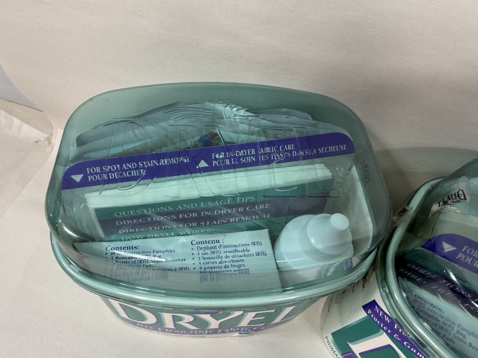 DRYEL Dryer Dry Cleaner Primary Kit 16 Garments Refill Cloths 24 NEW Vintage Lot