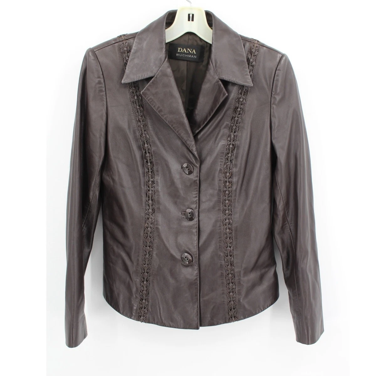 Dana Buchman Coats, Jackets & Vests Leather Outer Shell for Women