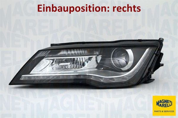 Magneti Marelli 711307023482 Hauptscheinwerfer Rechts Scheinwerfer FüR Audi-image