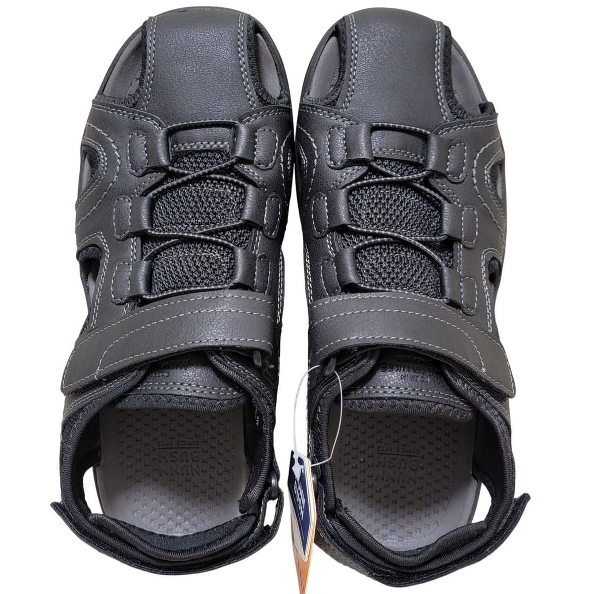 Nunn Bush Men Huck Sport Fisherman Closed Toe Sandals Size US 9W Black Nunn Bush Men Huck Sport Fisherman Closed Toe Sandals Size  main image 2