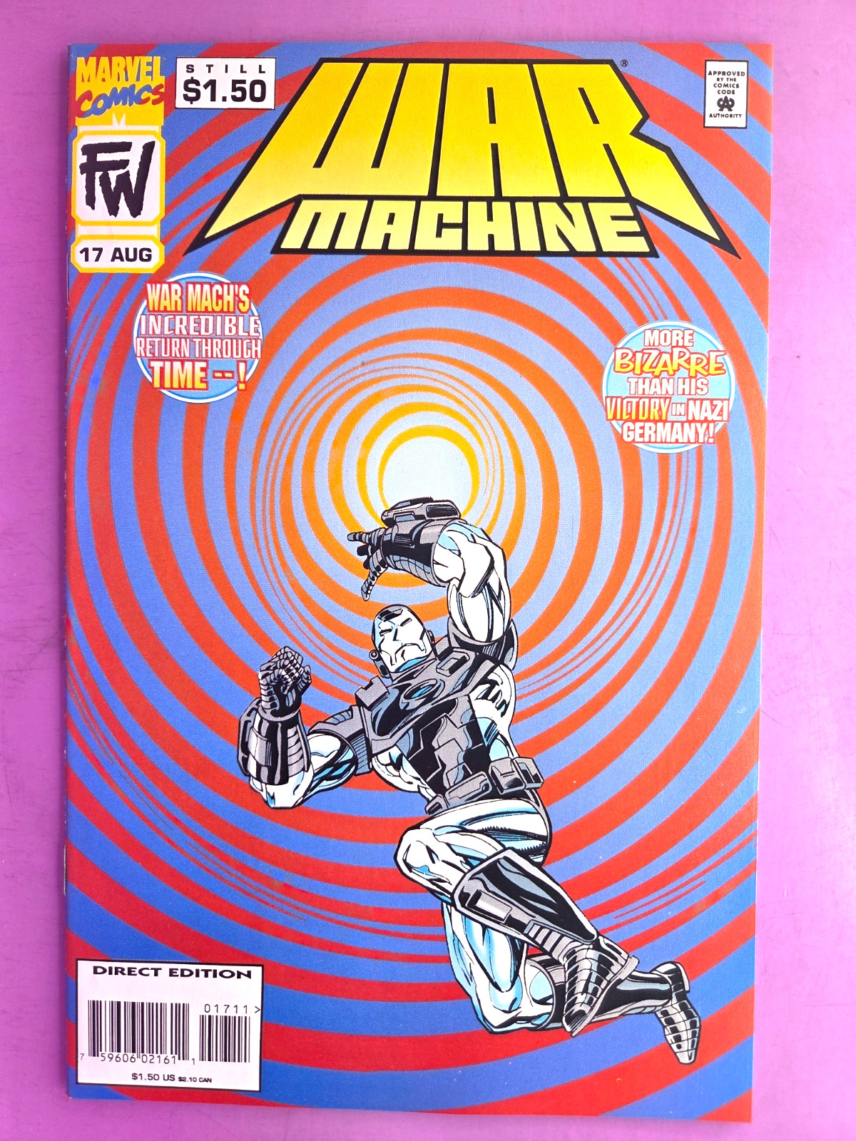WAR MACHINE   #17    VF   1995  B&B COMBINE SHIPPING