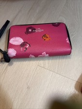 Vintage Coach Wristlet Floral Pink