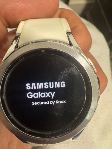 Samsung Galaxy Watch4 Classic 42mm Bluetooth Smart Watch, Rotating Bezel, Silver - Picture 7 of 12