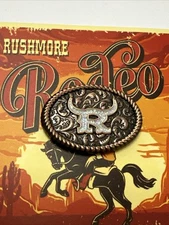 Rushmore Belt Buckle Style Pin (Camille Pvtchwork TVB) Hat Pin Not Hat Club New
