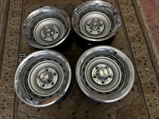 1971-87 GMC SIERRA TRUCK 5ON5 15X8 GM ORIGINAL TRUCK RALLYS,GM METAL CAPS RINGS