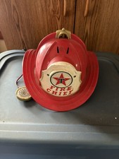 Vintage Texaco Fire Chief Toy Helmet, 1960’s