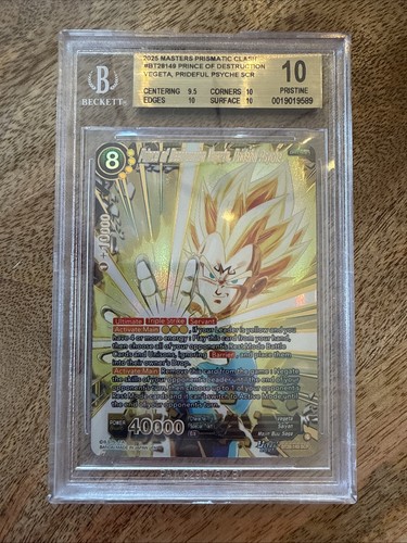 Prince Of Destruction Vegeta Prideful Psyche BT28-149 SCR BGS 10