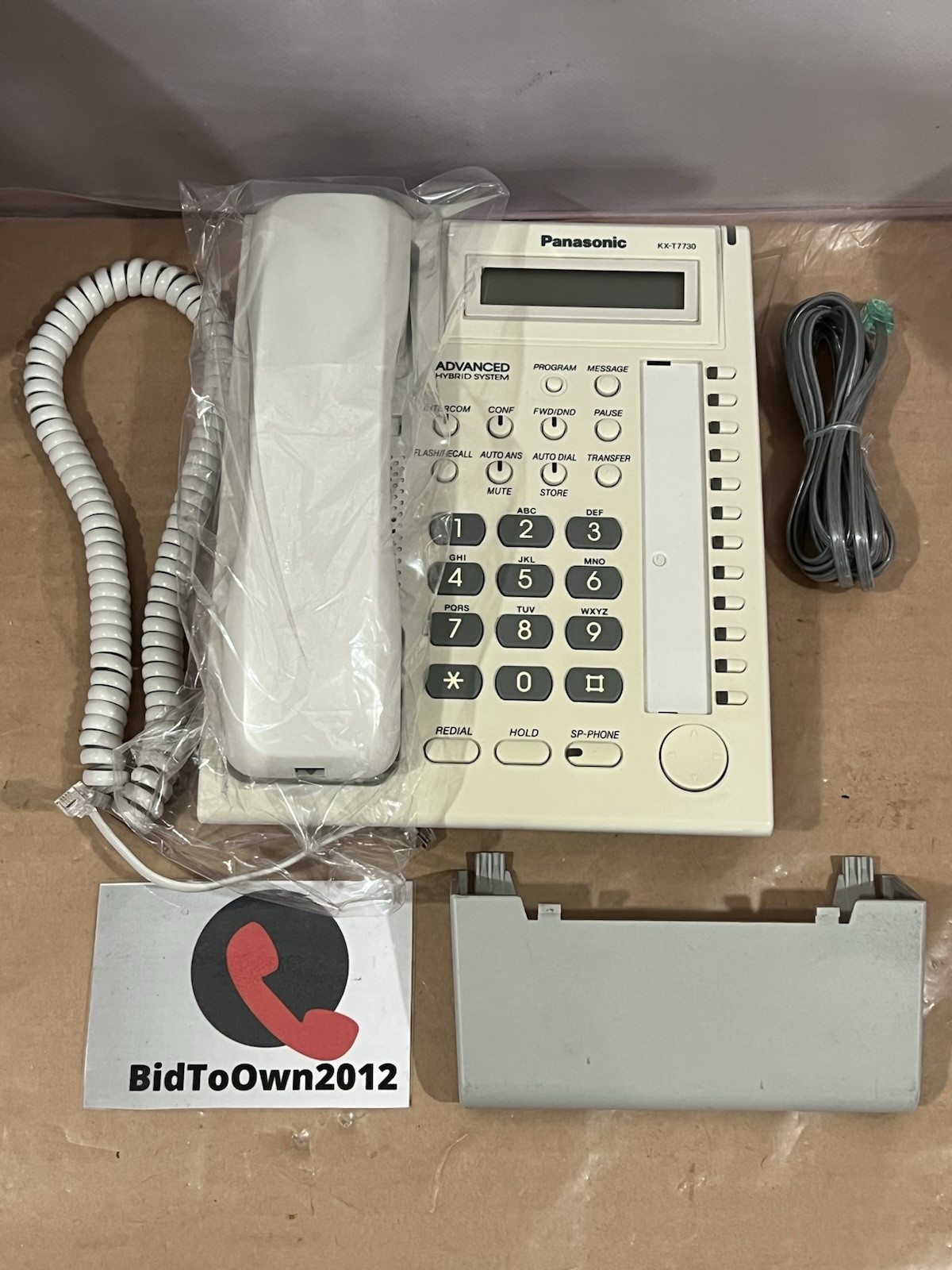 Panasonic KX-T7730X 12-Button Display Phone WHITE *REFURBISHED* | eBay