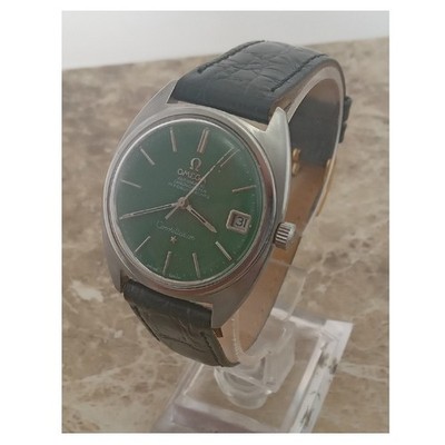 Atemberaubende Stahl Top Retro Omega Constellation Herren Datum Armbanduhr 1975