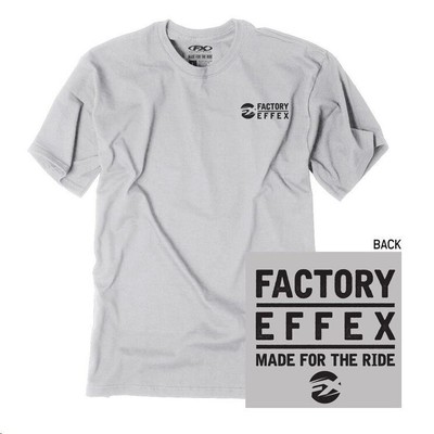 Factory Effex FX Stamped T-Shirt (Large, Silver)
