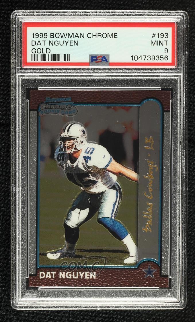 Dat Nguyen Bowman Chrome #193 Gold