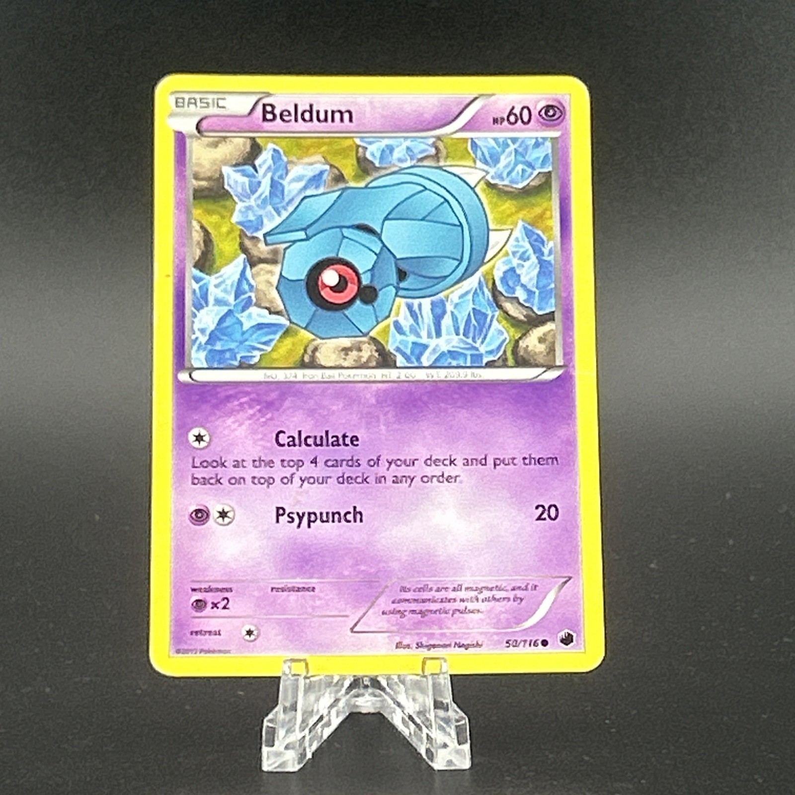 Beldum 50/116 Common Plasma Freeze Pokemon Moderately Played
