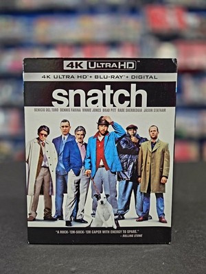 Snatch  4K Ultra HD + Blu-Ray With Slip Cover - Brand New And Sealed