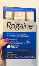 Rogaine Men s Minoxidil 5 Unscented Foam Hair Regrowth 3 x 2.11 oz
