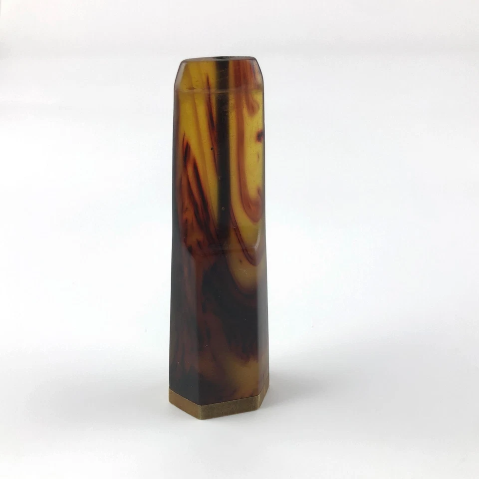 Vintage Amber Cigarette Mouthpiece, Catalin Cigarette Holder Tobacciana - Image 4 of 4