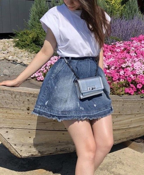 Women Pepe Jeans Skirt Navy Denim XS