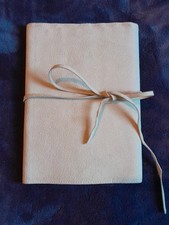 SUEDE CASE HOLDS CROCHET HOOKS NEEDLEWORK SUPPLIES/HANDMADE /hooks NOT included