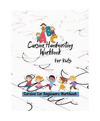 Cursive Handwriting Workbook For Kids: Cursive for beginners workbook. Cursive l