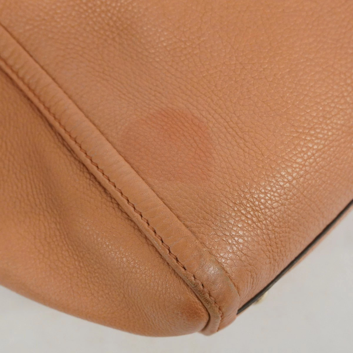 Gucci Soho Leather Tote Bag Orange Champagne Gold Hardware thumbnail 7