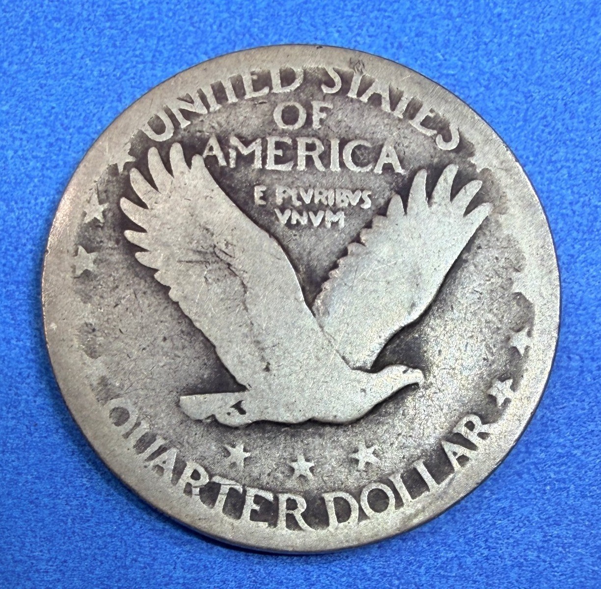 1927-D Standing Liberty Quarter 25C VG 90% Silver Denver Better Date US Coin