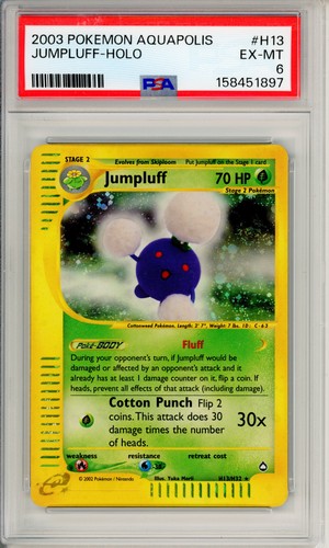 Jumpluff graded PSA 6 for sale on eBay